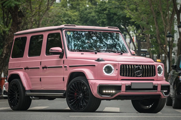 Mercedes-AMG G63 "vạn người mê, màu hường" lạ mắt ở Hà Nội