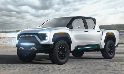 Bán tải điện Nikola Badger chạy đến 500 km mới phải sạc