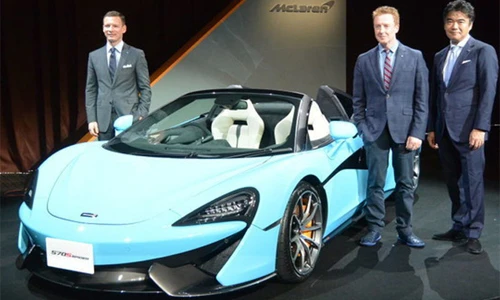 Siêu xe McLaren 570S Spider giá 5,8 tỷ chào Châu Á