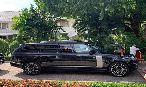 Lộ diện xe SUV Range Rover chống đạn của vua Campuchia