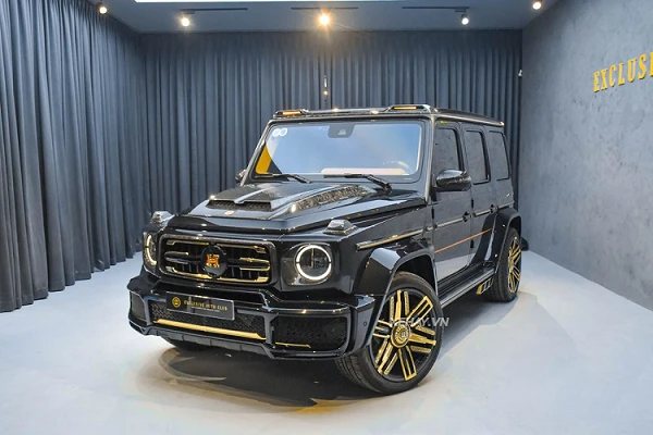 Dân chơi Việt Nam dát 12 lượng vàng 24K lên Mercedes-AMG G63