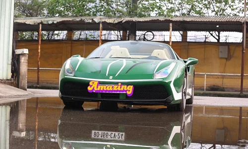 Ferrari 488 Spider của đại gia Bình Phước lăn bánh về Hà Nội