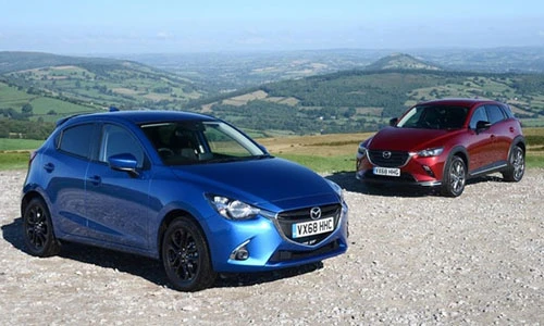Chi tiết Mazda2 và CX-3 Black Edition 2018 bản giới hạn