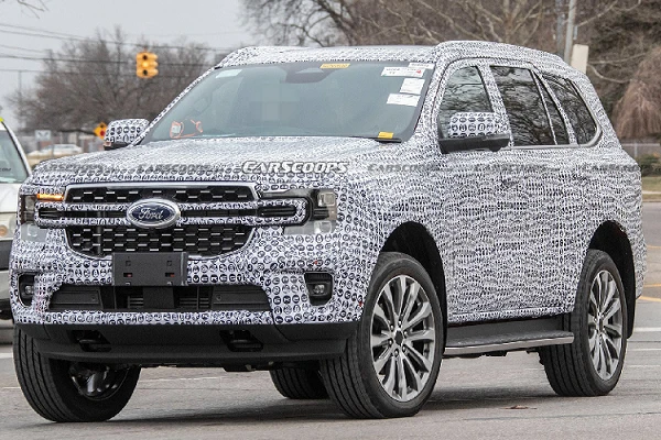 Ford Everest 2022 đang chạy thử nghiệm tại Mỹ, sẵn sàng ra mắt