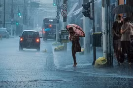 Mưa lớn gây lũ lụt ở Nhật Bản