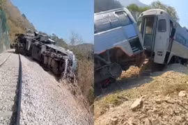 Tàu hỏa trật bánh ở Mexico, hơn 100 người thương vong