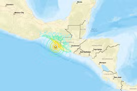 Động đất mạnh 7,3 độ Richter ngoài khơi Mexico 