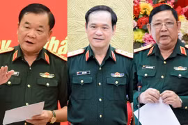 5 Thượng tướng quân đội nghỉ công tác từ ngày 1/3