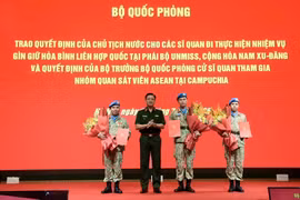 Việt Nam lần đầu tiên có sĩ quan giữ vị trí cấp cao tại phái bộ GGHB