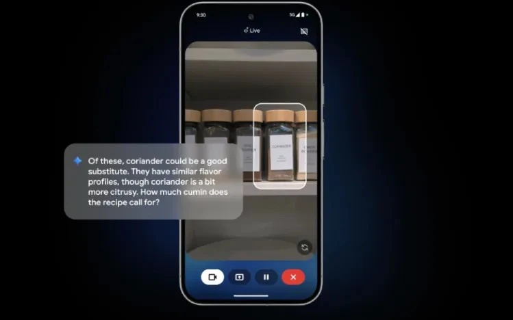 Google nâng cấp Gemini Live thành trợ lý AI biết chỉ trỏ