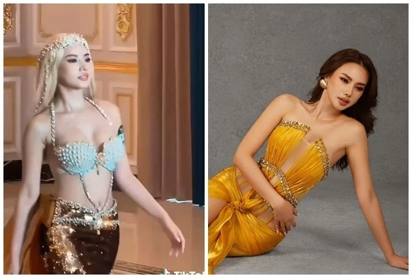 Hà Vi Vi hóa nàng tiên cá ở Miss Grand Vietnam 2025