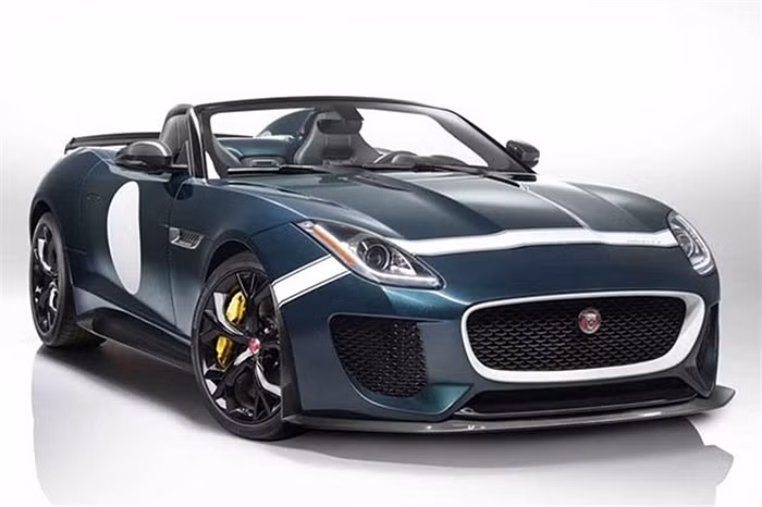 Chiếc F-Type Project 7 do hãng Jaguar sản xuất lắp động cơ tăng nạp V8 dung tích 5 lít với khả năng sản sinh 575 mã lực, khiến phiên bản này trở thành chiến mã mạnh mẽ nhất mà hãng Jaguar từng chế tạo.