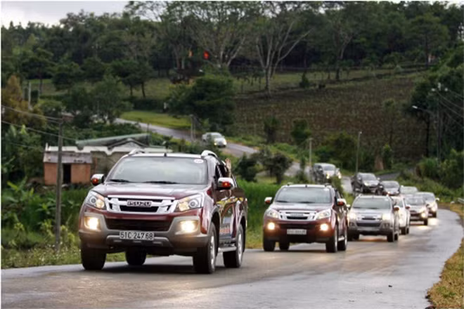 Chương trình caravan vừa kết thúc của thương hiệu Isuzu.