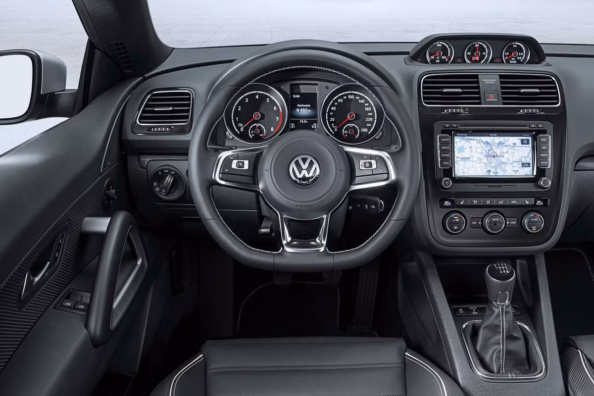 Scirocco được trang bị khá nhiều tính năng an toàn để bảo vệ cho người sử dụng, bao gồm hệ thống chống bó cứng phanh (ABS), hỗ trợ lực phanh gấp (BA), cân bằng điện tử (ESP), kiểm soát sức kéo (TCS), khóa vi sai điện tử (EDL), kiểm soát cự ly đỗ xe (PDC), trợ lực lái điện tử thay đổi theo tốc độ, hệ thống khóa cửa trung tâm, tính năng hỗ trợ khi lên dốc, cùng hệ thống 6 túi khí. Giá chiếc xe khoảng 1,4 tỷ đồng.