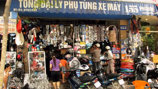Meo chon mua phu kien xe may xin