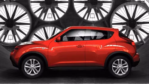 Nissan Juke kiểu dáng thể thao năng động nhưng không kém phần nữ tính.