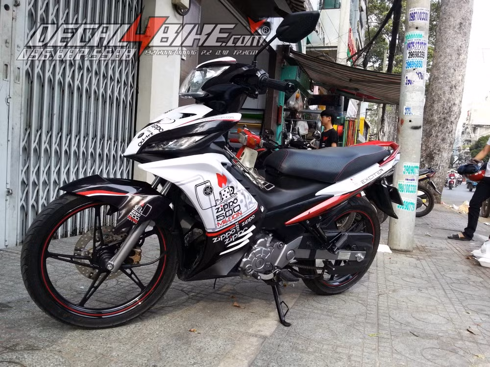 Một chiếc Exciter "độc hại" khác. Nguồn ảnh: Decal4Bike.