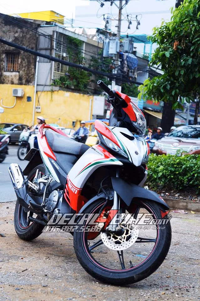 Yamaha Exciter mượn tấm áo mới của siêu mô tô Ducati.