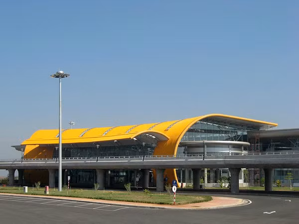 Hình ảnh đặc trưng của sân bay Liên Khương.