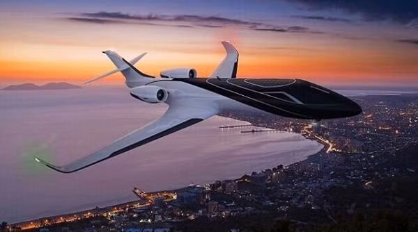 Chiếc máy bay trong suốt được thiết kế không có cửa sổ, nó tận dụng lợi thế vật liệu đặc biệt của thân máy bay và cabin, qua đó cài đặt một máy quay toàn cảnh 360 độ trong cabin để ghi lại cảnh tượng bên ngoài.