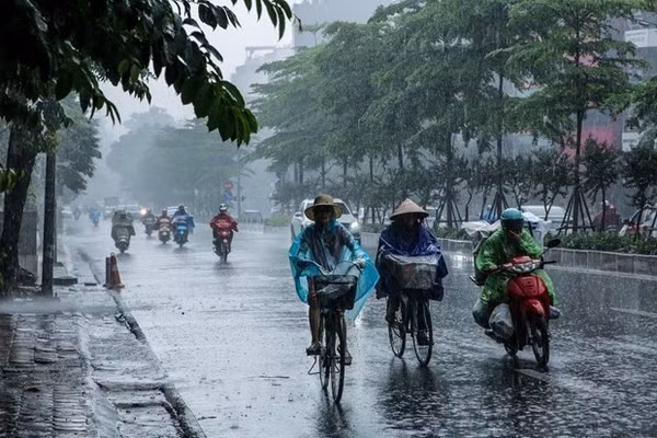 Du bao thoi tiet 12/9, mien Bac mua giong, de phong gio giat manh
