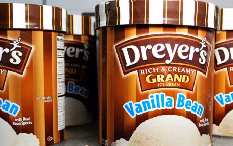 Kem Dreyer`s là món tráng miệng tuyệt vời. Đây là thương hiệu nhánh của hãng Nestle.