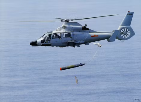 Trực thăng Z-9: mang vũ khí thì thôi sonar và ngược lại.