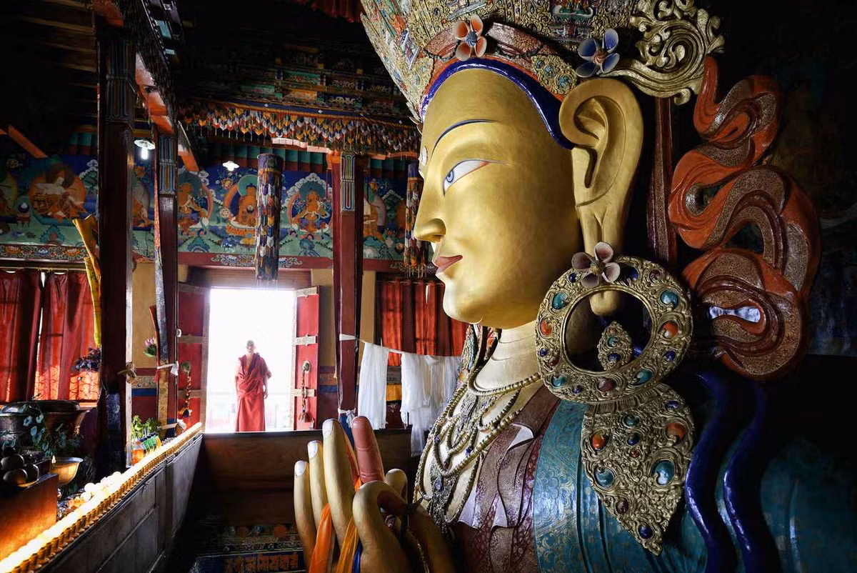 Ngày nay, tu viện Thikse là điểm tham quan thu hút du khách nhiều nhất ở bang Ladakh của Ấn Độ. Ảnh: TripSavvy.