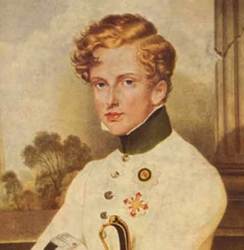 Con trai của Napoleon khi trưởng thành.