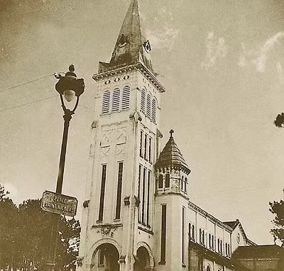 Nhà thờ Con Gà năm 1948.