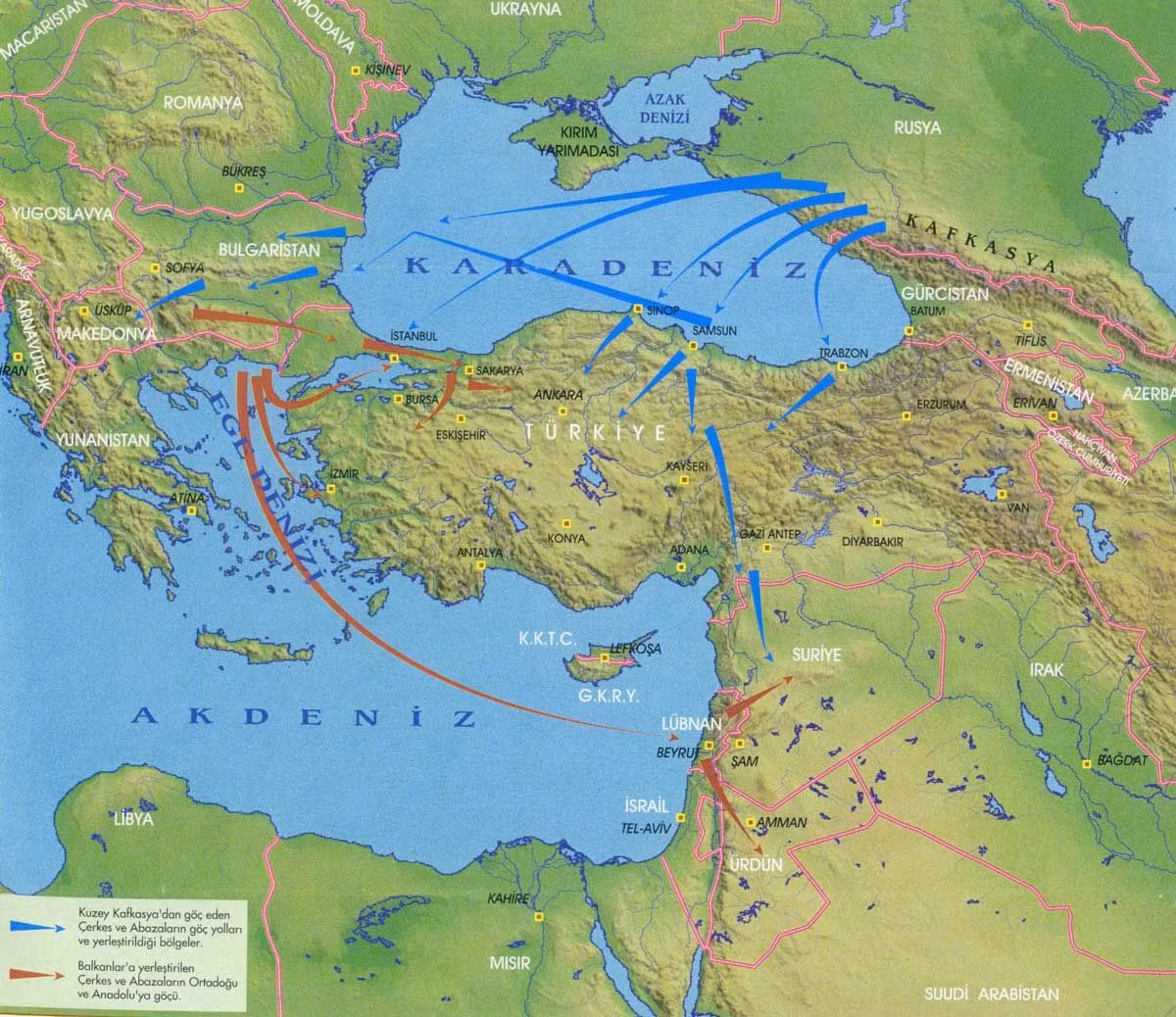 Theo đó, với chiến thắng trong cuộc chiến này, Sa hoàng Alexander II đã có được vùng Circassia bên bờ Biển Đen. Nhằm ổn định khu vực mới thâu tóm, Nga đã có thỏa thuận với đế quốc Ottoman về việc nhận những người Hồi giáo tị nạn.
