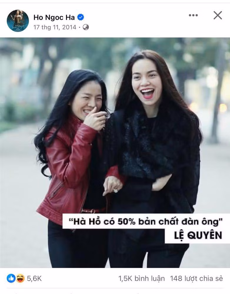 Nghi van 'cach mat' Le Quyen, Ha Ho van giu lai dieu tinh nghia nay