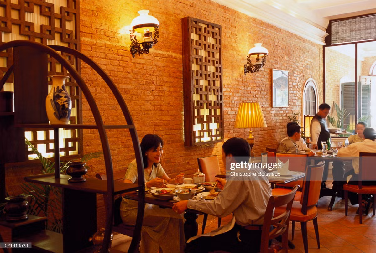 Bên trong nhà hàng Temple Club, một nhà hàng phong cách Á Đông ở TP HCM.