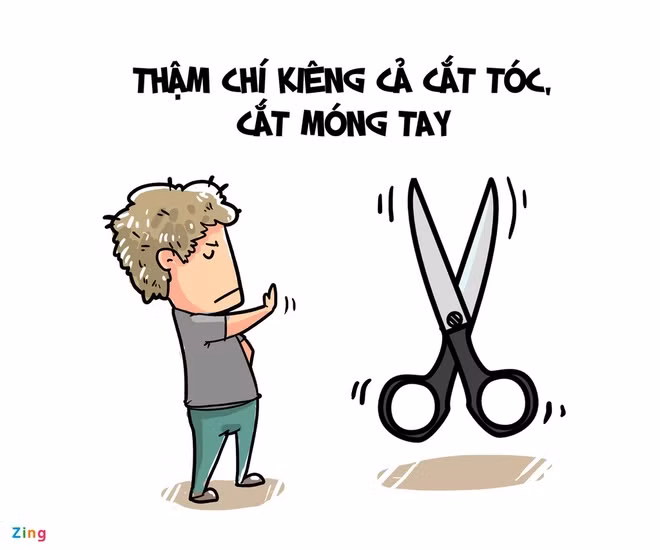  2. Cắt móng tay: Trong thứ 6 ngày 13, bạn không nên cắt móng tay chân, bởi theo tín ngưỡng, nó sẽ khiến sự xui xẻo “đeo bám” bạn thời gian sau đó. Ảnh: Tiến Hoàng.