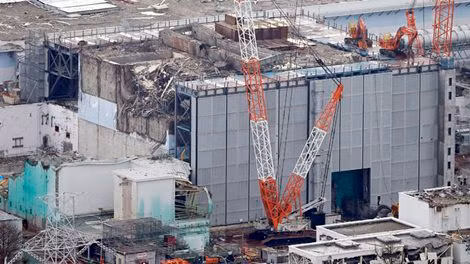 Cơ sở lò phản ứng số 3 của Nhà máy điện hạt nhân Fukushima Daiichi bị trận động đất sóng thần tháng 3/2011 làm tê liệt.