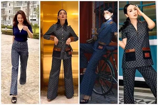 Dù diện chiếc quần Gucci giá 30 triệu đồng sau cùng và hơn các đàn em cả con giáp song Hồng Diễm vẫn "cân đẹp" Tiểu Vy, Khánh Linh và thậm chí cả Lệ Quyên...
