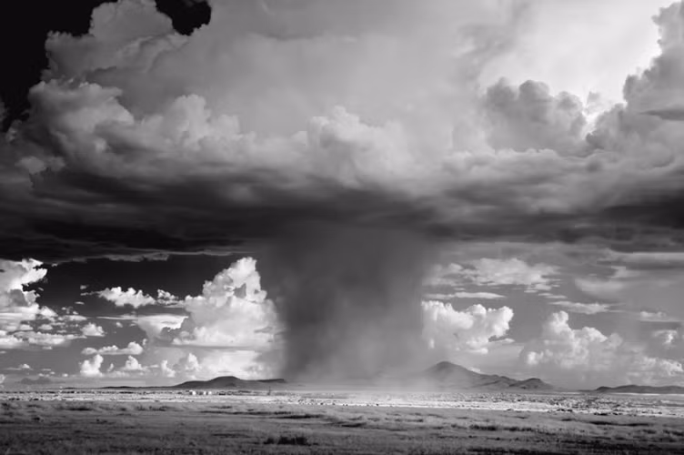 "Gió mùa"ở Lordsburg, New Mexico.