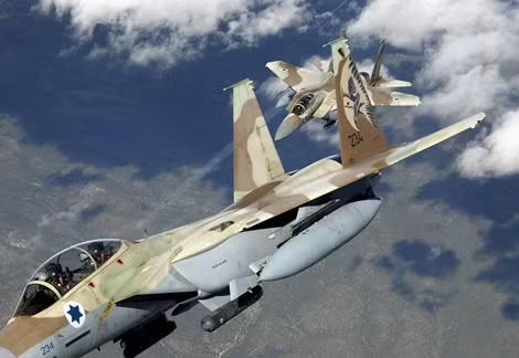 Máy bay chiến đấu của Không quân Israel.