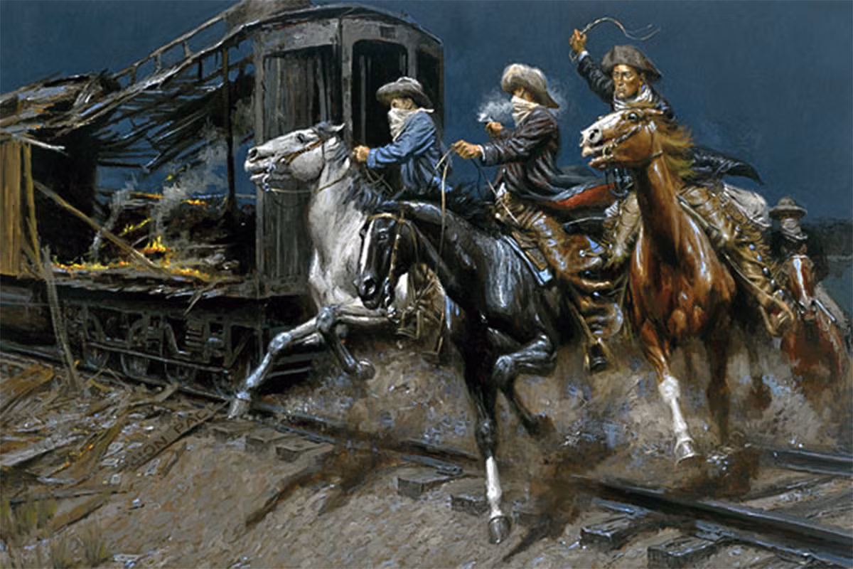 Một số băng nhóm tội phạm, như băng Wild Bunch của ông trùm Butch Cassidy, nhận thấy rằng việc cướp tàu quá dễ dàng và sinh lợi đến mức chúng đã biến nó thành ngón nghề riêng của mình.