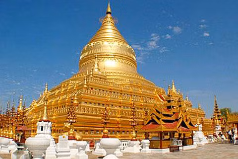 Chùa Vàng ở thủ đô Myanmar. Ảnh: Internet.