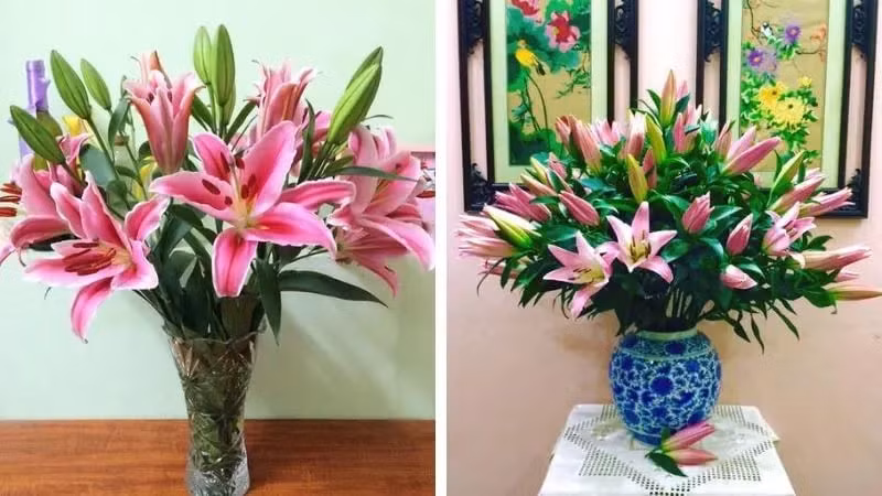  Hoa ly - Loại hoa mang ý nghĩa chia ly: Hoa ly đẹp và có mùi hương quyến rũ, nhưng tên của hoa ly đồng âm với “ly” trong từ chia ly. Người ta quan niệm rằng đặt hoa ly trên bàn thờ có thể khiến các thành viên trong gia đình gặp chuyện không may mắn, chia ly, xa cách. 