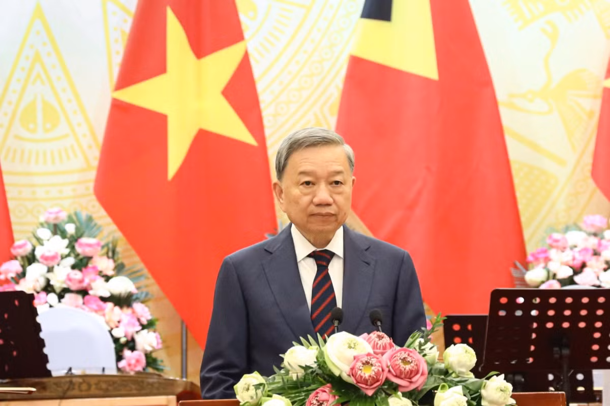 Chủ tịch nước Tô Lâm chủ trì chiêu đãi trọng thể Tổng thống Timor Leste - Hình 2 Chu tich nuoc To Lam chu tri chieu dai trong the Tong thong Timor Leste-Hinh-2