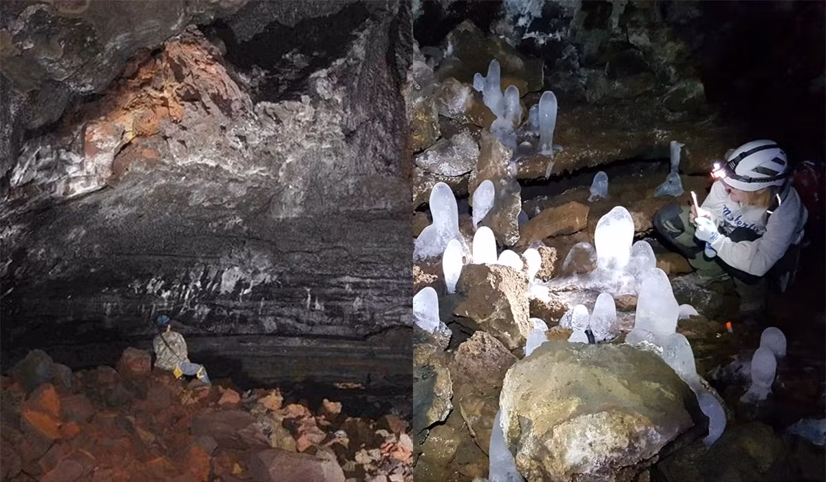 Các ống dung nham hoạt động trong thời gian dài có thể bị phóng to do dung nham chảy qua ống. Dung nham là chất lỏng có tính mài mòn cao, có thể làm xói mòn đá xung quanh. 