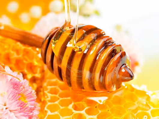 Chữa nhiệt miệng bằng mật ong. Khi bé bị nhiệt miệng, mẹ có thể dùng mật ong để chữa bệnh cho bé. Cho bé ngậm mật ong hoặc lấy bông tăm thấm mật ong vào chỗ loét. Đây là phương pháp kinh điển trong dân gian và được nhiều mẹ sử dụng để chữa nhiệt miệng. Nhiều nghiên cứu cho thấy dung dịch mật ong 30% có thể ức chế hoặc tiêu diệt hầu hết các loại nấm và vi khuẩn, lại có vị ngọt dễ uống.
