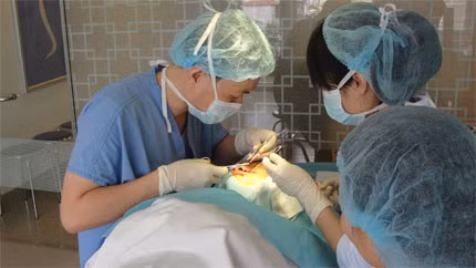 Quy trình nâng mũi phải đòi hỏi tay nghề bác sĩ chuyên nghiệp và khéo léo, nếu không sẽ để lại hậu họa khôn lường cho nạn nhân.