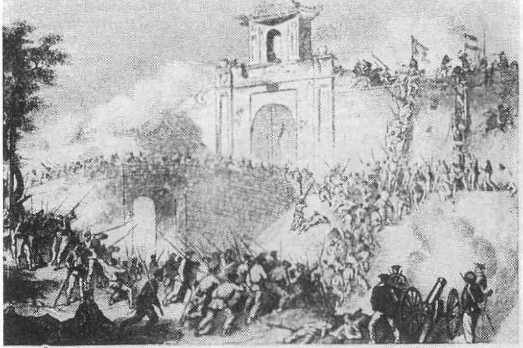 Năm Tân Dậu 1861, quân Pháp đánh Nam Kỳ, chiếm thành Gia Định (Sài Gòn) và tỉnh Định Tường (Mỹ Tho). Nhân dân Nam Bộ kiên cường đứng lên chống Pháp xâm lược với các cuộc khởi nghĩa lớn của Nguyễn Trung Trực, Trương Định, Phan Văn Đạt và Lê Cao Dũng.