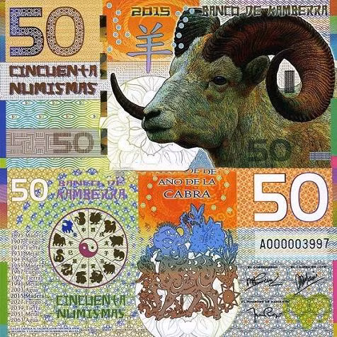 Thêm tiền 50 Numismas 2015 in hình dê của Úc nhằm chào mừng năm Ất Mùi.