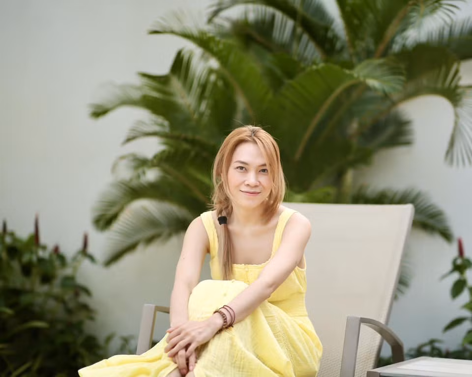 Sao Việt Mỹ Tâm đăng ảnh xinh đẹp.