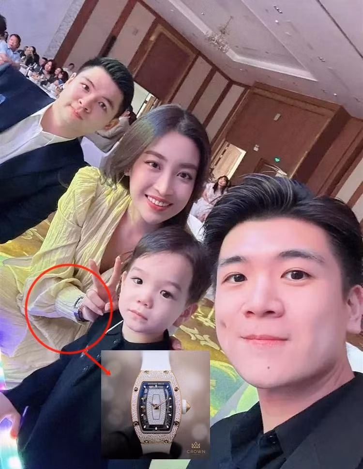 Không khó để nhận ra rằng chiếc đồng hồ của Đỗ Mỹ Linh đeo có giá trị rất lớn - nếu không nói là "siêu to khổng lồ" nhất trong mọi món hàng hiệu mà nàng Hậu từng ướm lên mình.