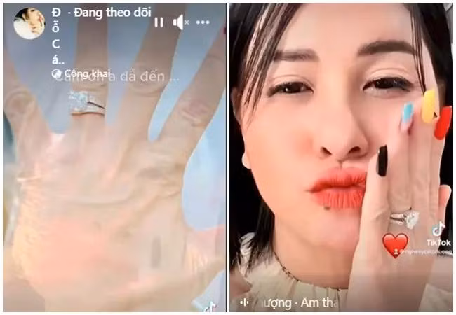 Cát Phượng được khen ngày càng trẻ trung sau chia tay Kiều Minh Tuấn. Ít ngày trước, nữ diễn viên khoe chiếc nhẫn "sáng chói" ngón áp út và "cảm ơn anh đã đến", làm rộ tin đồn được cầu hôn. Tuy nhiên, Cát Phượng chưa nói gì thêm về những lời đồn đoán.